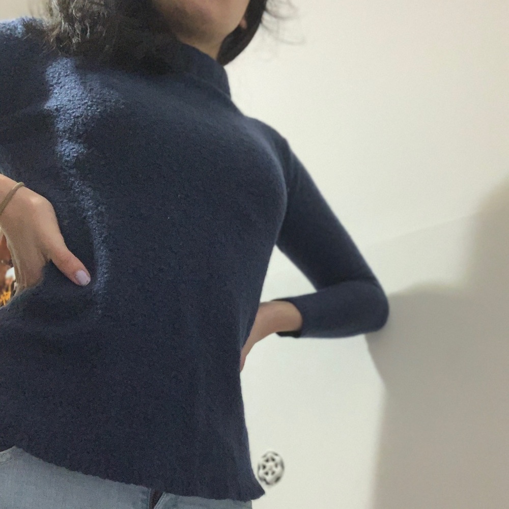 Navy blue sweater